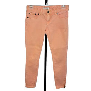 Free People Zip  Bottom Skinny Jeans